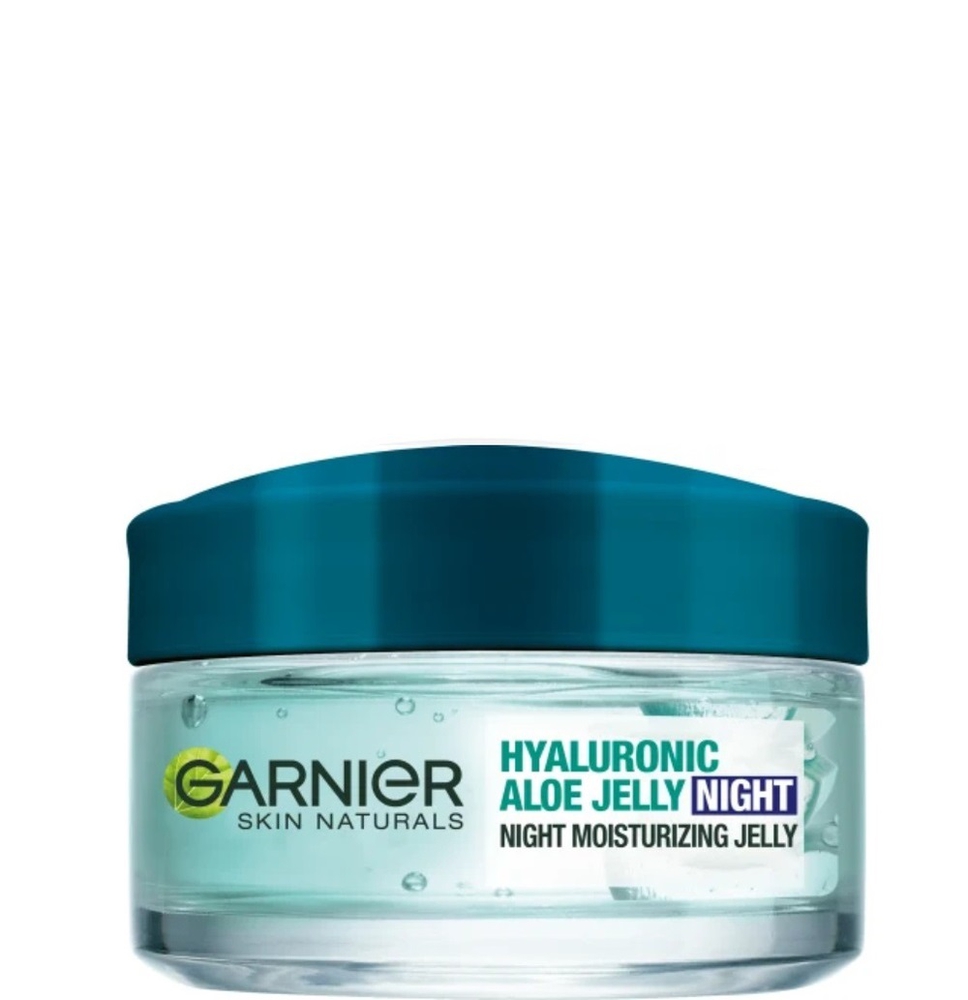 Garnier Hyaluronic Alloe Jelly ღამის სახის კრემი 50 მლ