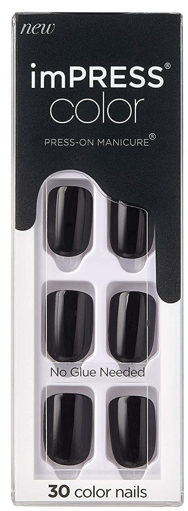 Kiss ხელოვნური გელ ფრჩხილები All Black