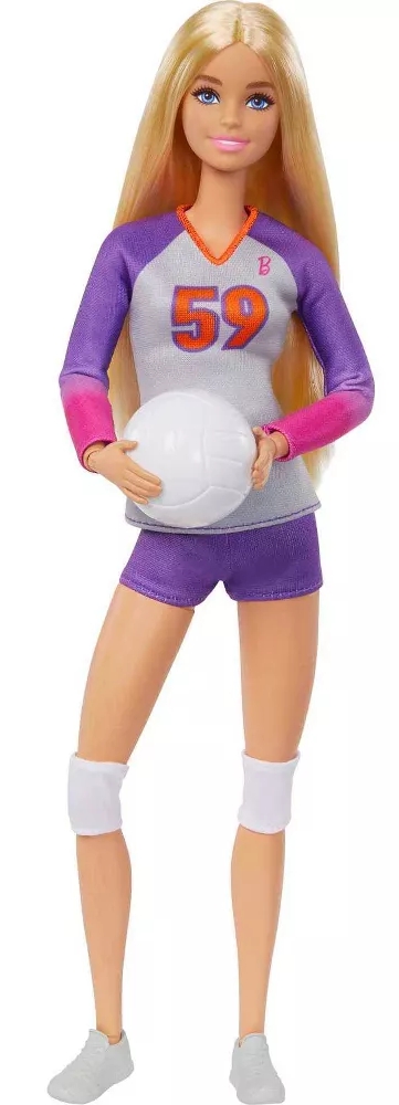 Mattel, Barbie, ფრენბურთელი თოჯინა აქსესუარებით, 32 სმ