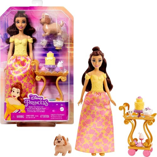 Mattel, Disney Princess, პრინცესა ბელას თოჯინა აქსესუარებით