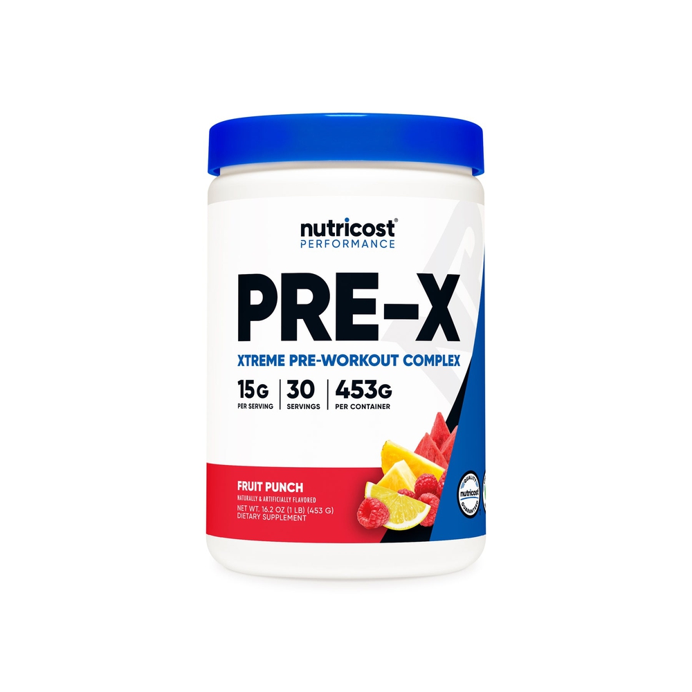 Nutricost, Xtreme Pre-workout Complex Fruit Punch, 453 გრ