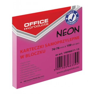 OFFICE PRODUCTS, ჩასანიშნი წებოვანი ქაღალდი, 100 ცალი