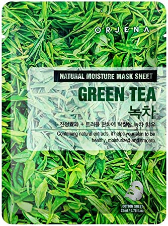 Orjena სახის ნიღაბი Natural Moisture Green Tea