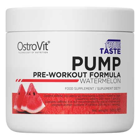 OstroVit, ფამფი საზამთროს არომატით 300 გრ, PUMP Pre-Workout Formula  Watermelon