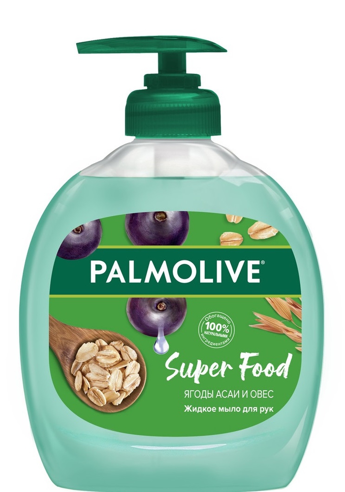 Palmolive Super Food Acai თხევადი საპონი 300 მლ