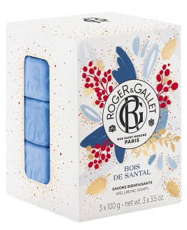 Roger & Gallet Bois De Santal მყარი საპნის ნაკრები