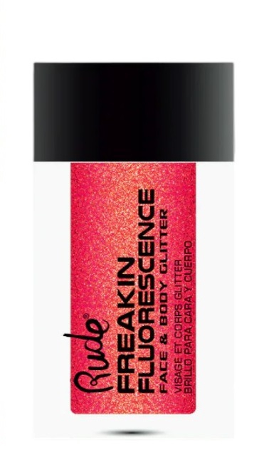 Rude Cosmetics Freakin Flourescence სახის & სხეულის გლიტერი