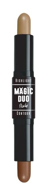 Rude Cosmetics Magic Duo Dark ჰაილაითერი & კონტური