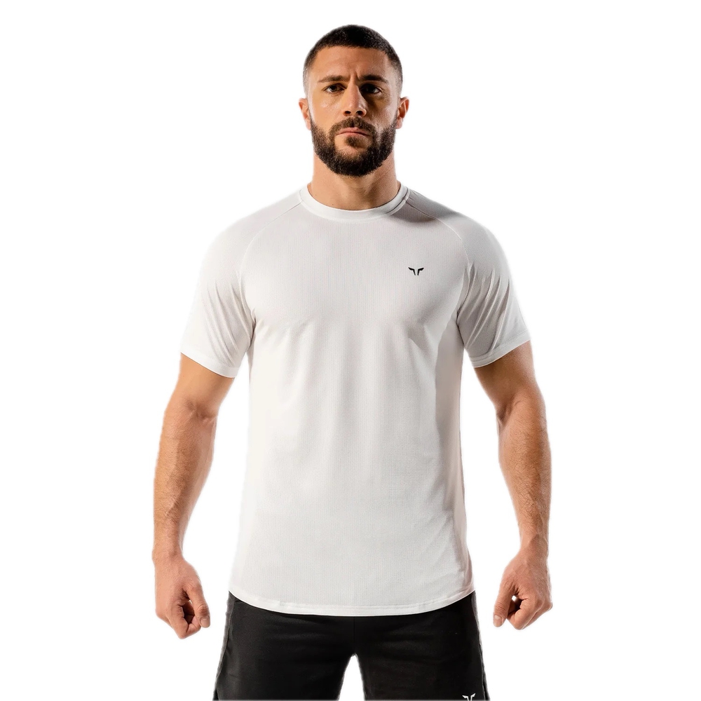 SQUATWOLF, MAN,  სპორტული მაისური, ზომა - Medium, Core  Mesh Tee - White