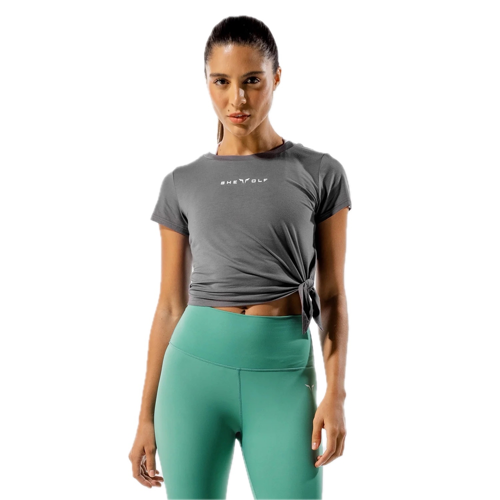 SQUATWOLF, WOMAN, სპორტული მაისური, ზომა - X-Small, She Wolf Crop Top