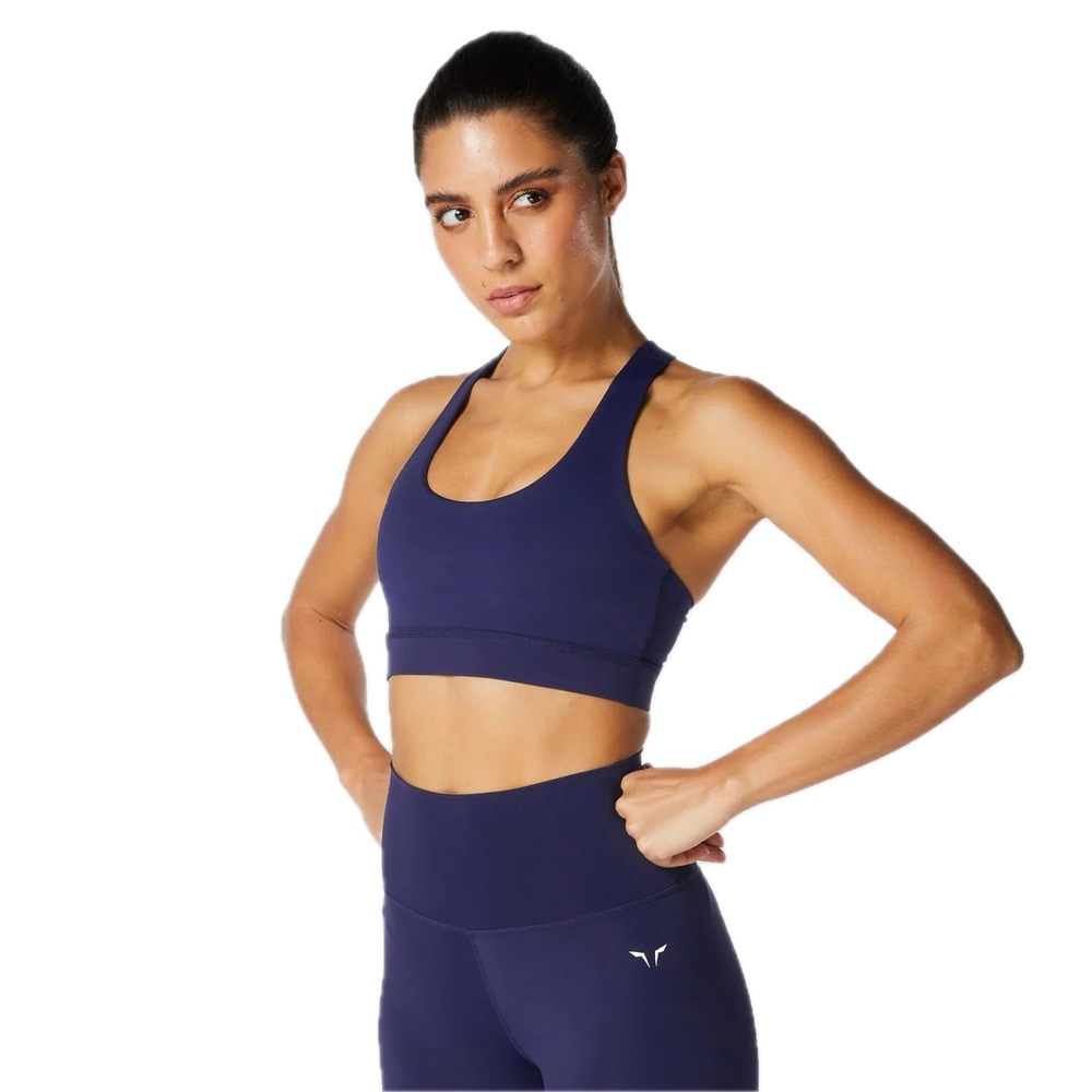 SQUATWOLF, WOMAN, სპორტული ტოპი, ზომა - Medium, Core Agile Bra - Navy