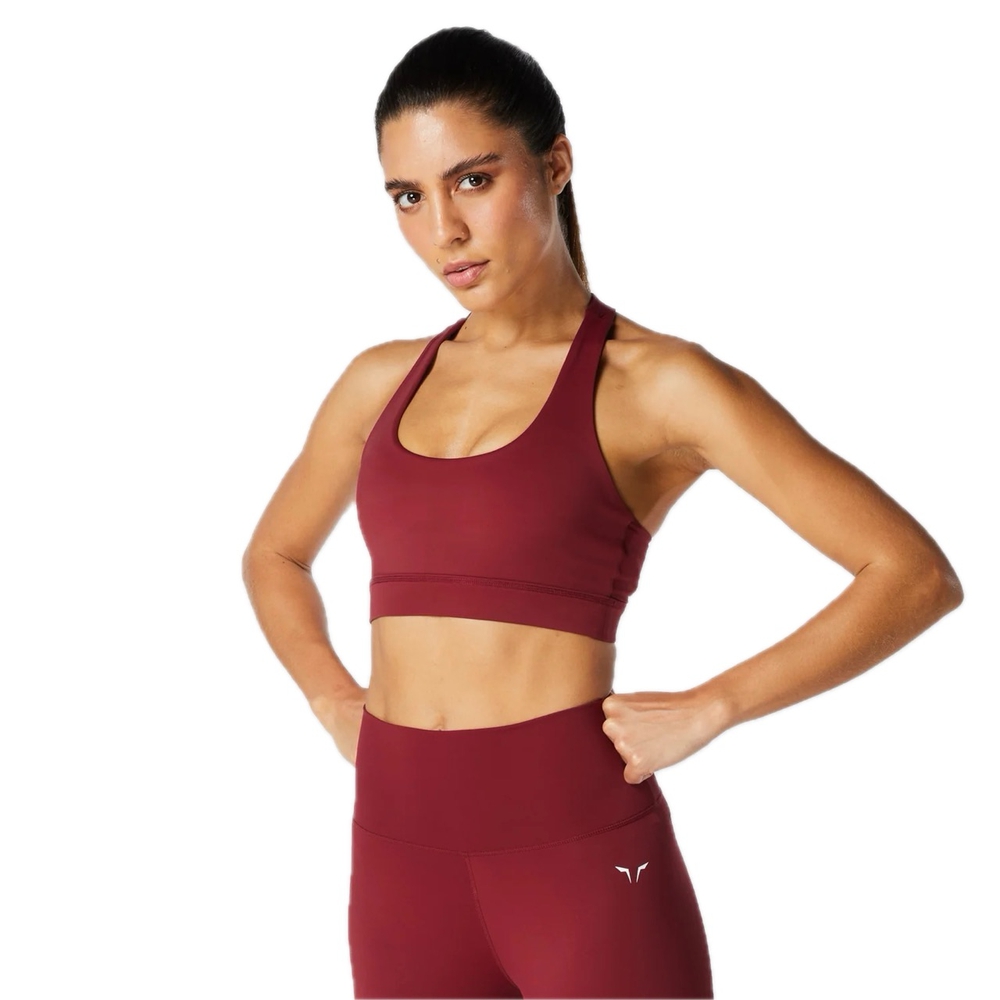 SQUATWOLF, WOMAN, სპორტული ტოპი, ზომა - X Small, Core Agile Bra - Ruby Red