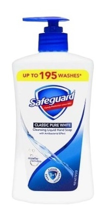 Safeguard Classic თხევადი საპონი 390 მლ