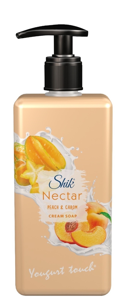 Shik Nectar Peach & Carambola თხევადი საპონი 450 მლ
