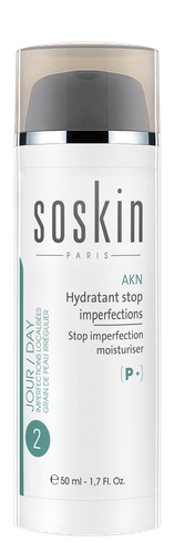 Soskin AKN Stop Imperfection P+ სახის ემულსია 50 მლ