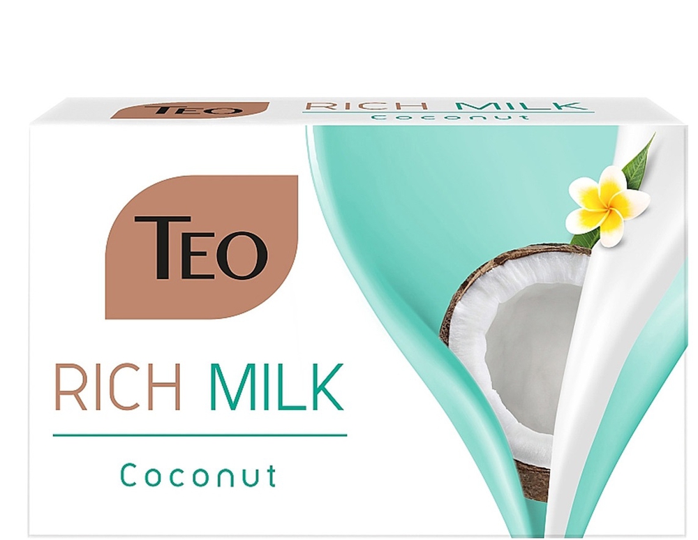 Teo Rich Milk Coconut მყარი საპონი