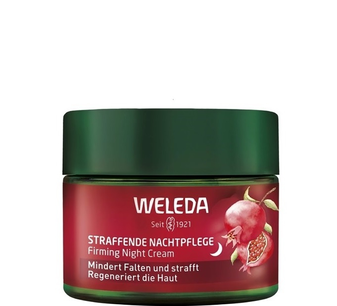 Weleda Pomegranate & Maca სახის გამამკვრივებელი ღამის კრემი 40 მლ