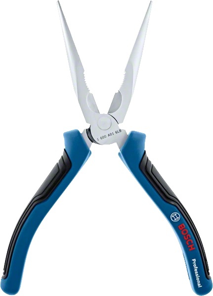 ბრტყელტუჩა Bosch Long Nose Pliers 200 მმ