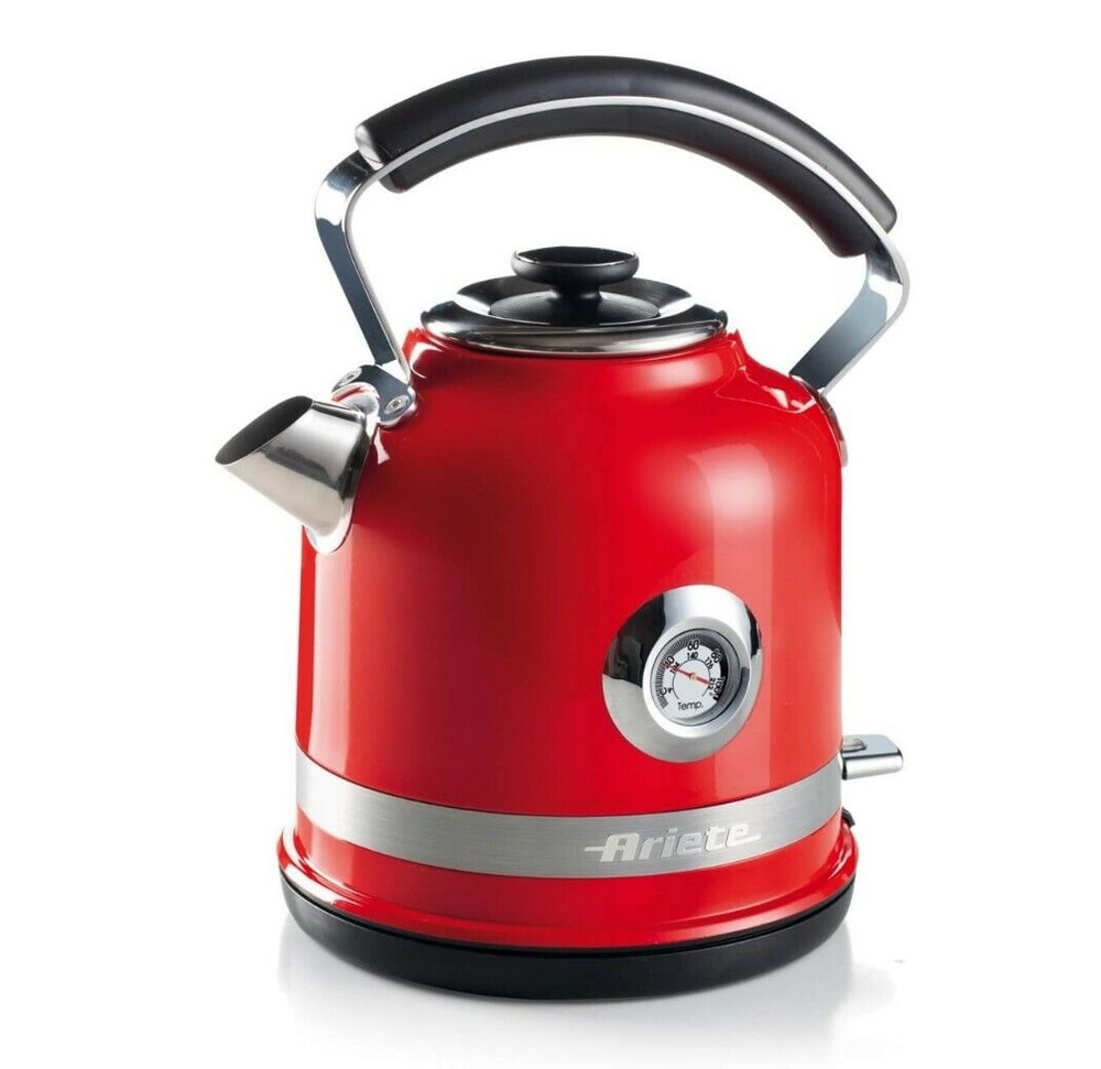 ელექტრო ჩაიდანი Ariete 2854 Moderna Electric Kettle 1.7L Red