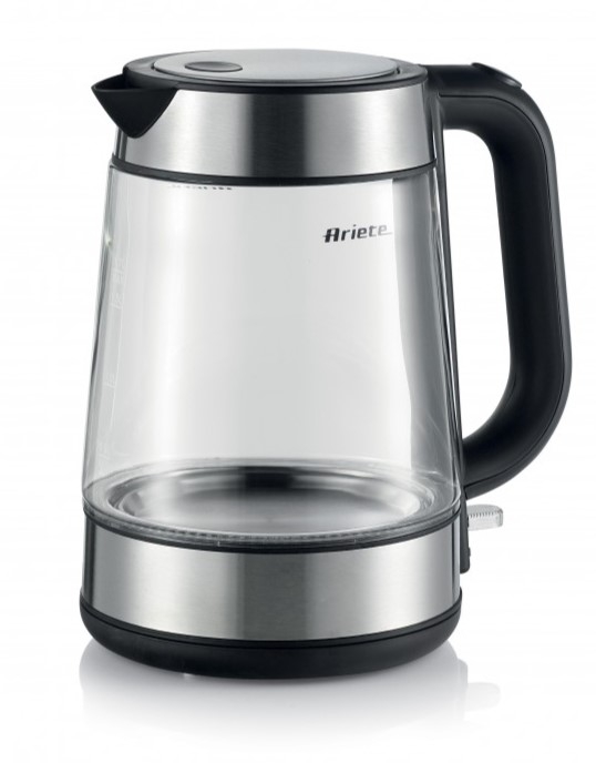 ელექტრო ჩაიდანი Ariete 2874 Glass Electric Kettle Silver