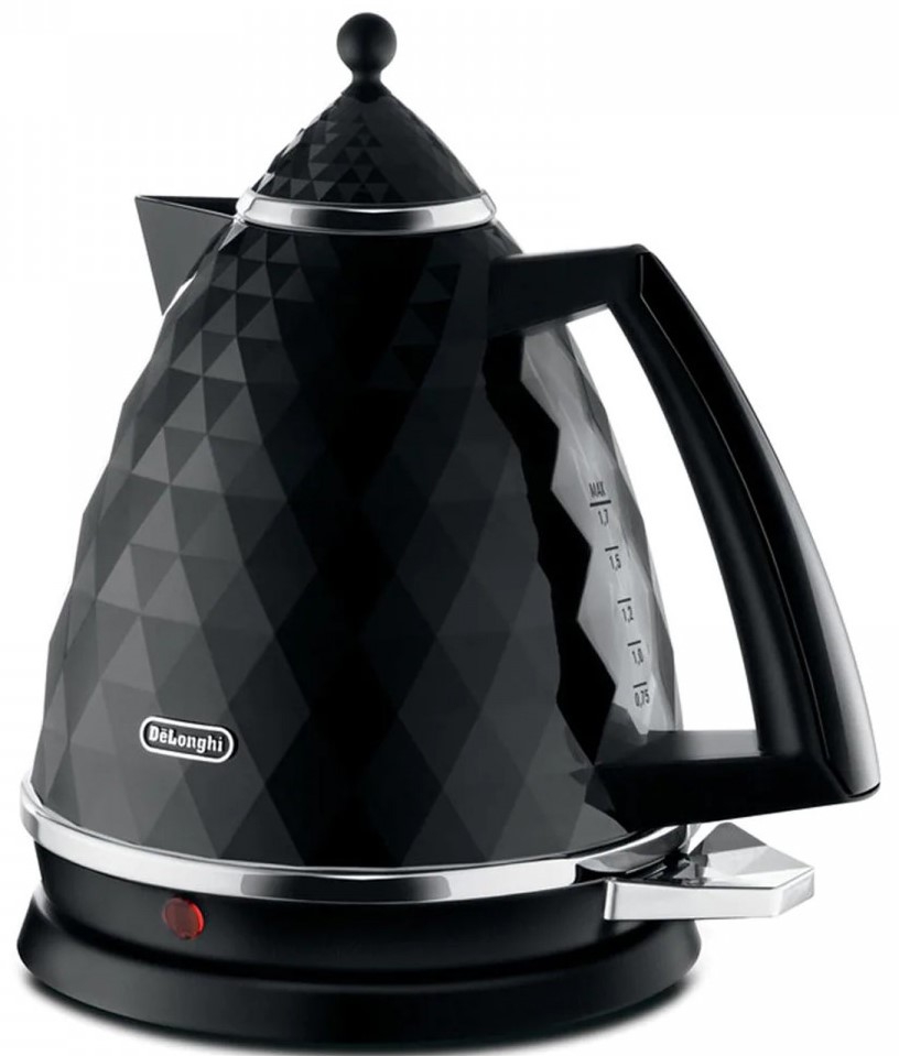 ელექტრო ჩაიდანი DeLonghi KBJ2001.BK 1.7L Electric Kettle Black