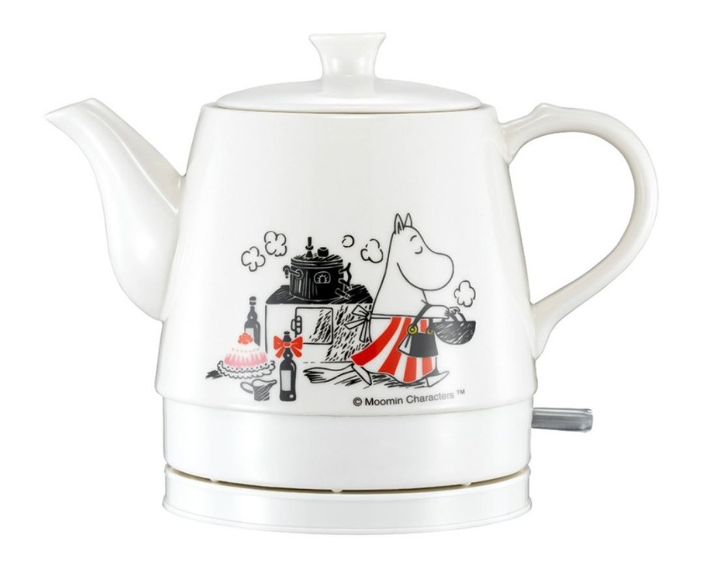 ელექტრო ჩაიდანი Moomin 19130011 Electric Kettle Kitchen fun White