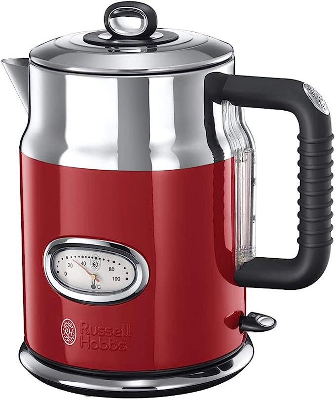 ელექტრო ჩაიდანი Russell Hobbs 21670-70 Retro Ribbon Kettle Red