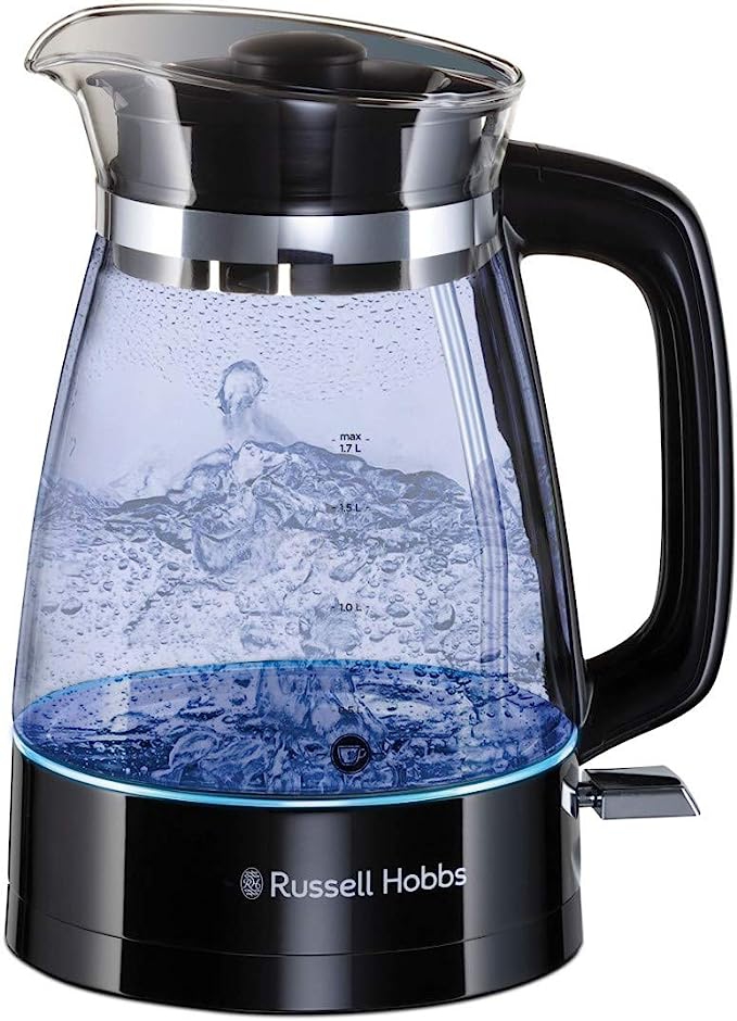 ელექტრო ჩაიდანი Russell Hobbs 26080-70 Classic Glass Kettle Black