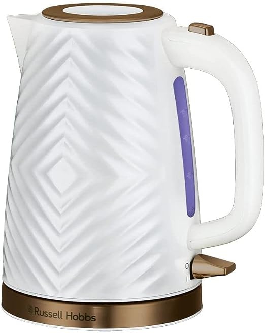 ელექტრო ჩაიდანი Russell Hobbs 26381-70 Groove Electric Kettle White