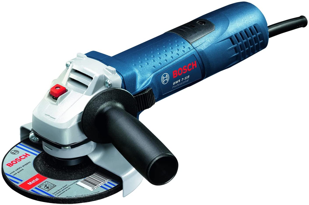 კუთხსახეხი Bosch GWS 7-115 Professional Angle Grinder Blue