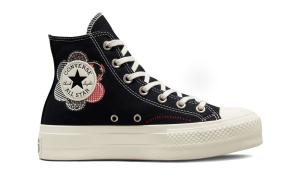 Converse, WOMAN, კედი, ზომა - 36.5 (US 6), Chuck Taylor All Star Lift Platform Crafted Patchwork