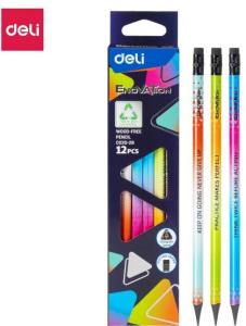 Deli, გრაფიტის ფანქარი საშლელით, 2B