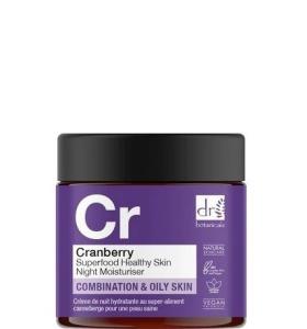 Dr.Botanicals Cranberry ღამის კრემი 60 მლ