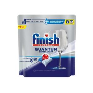 Finish Quantum, ჭურჭლის სარეცხი მანქანის აბები, 50 ც.