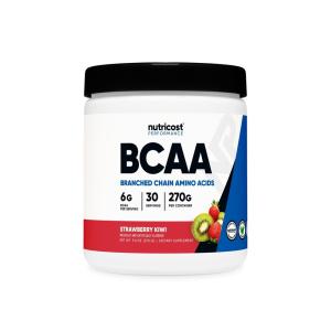 Nutricost, BCAA  მარწყვისა და კივის არომატით, 270 გრ, BCAA Powder Strawberry Kiwi