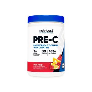 Nutricost, Pre-Workout Complex With Creatine, 450 გრ, Fruit Punch