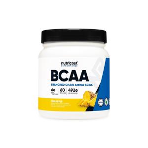 Nutricost, ანანასის არომატით, 492 გრ, BCAA Powder Pineapple