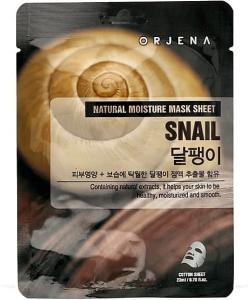 Orjena სახის ნიღაბი Natural Moisture Snail Mask