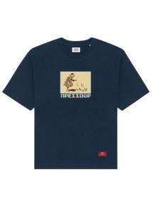 Pressure, UNISEX, სპორტული მაისური, ზომა - Medium, Feeding Birds Blue Tee