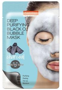 Purederm Bubble Mask სახის გამწმენდი ნიღაბი ნახშირით