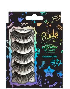 Rude Cosmetics Essential Faux Mink 3D ხელოვნური წამწამები