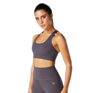 SQUATWOLF, WOMAN, სპორტული ტოპი, ზომა - Small, Core Agile Bra - Charcoal