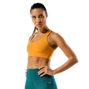 SQUATWOLF, WOMAN, სპორტული ტოპი, ზომა - Small, Core Agile Bra - Sunrise Yellow