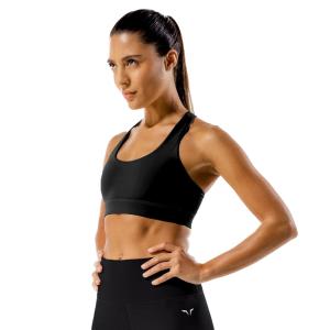 SQUATWOLF, WOMAN, სპორტული ტოპი, ზომა -  X Small, Core Agile Bra - Onyx