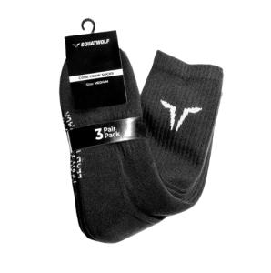 SQUATWOLF, წინდები, Core Crew Socks - Onyx ,Size -Medium