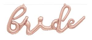 Unique, ფოლგირებული ბუშტი, 88 x 36 სმ, 1 ც.