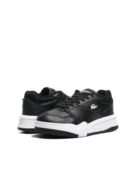 ბავშვის სპორტული ფეხსაცმელი Lacoste - LINESHOT 224 1 SUC BLK/WHT