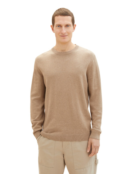 კაცის სვიტერი Tom Tailor - Basic Crewneck Knit