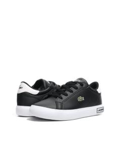 ბავშვის სპორტული ფეხსაცმელი Lacoste - POWERCOURT 224 1 SUC BLK/WHT