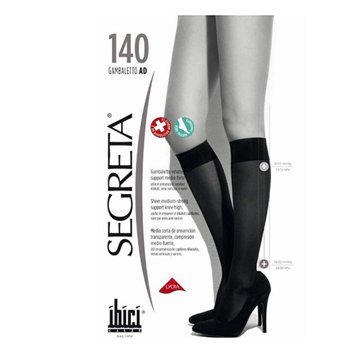 სეგრეტა - გოლფი კომპრ თათით Gambaletto 140; სქელი პლუსი mmHg 18/22. საშუალო კომპრესია 24/29 ღია ყავისფერი ზომა-2